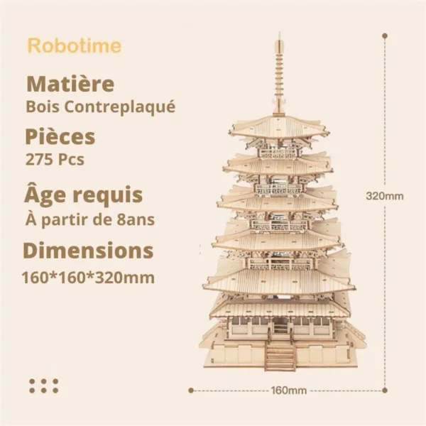 Pagode à 5 étages